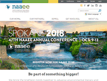 Tablet Screenshot of naaee.org